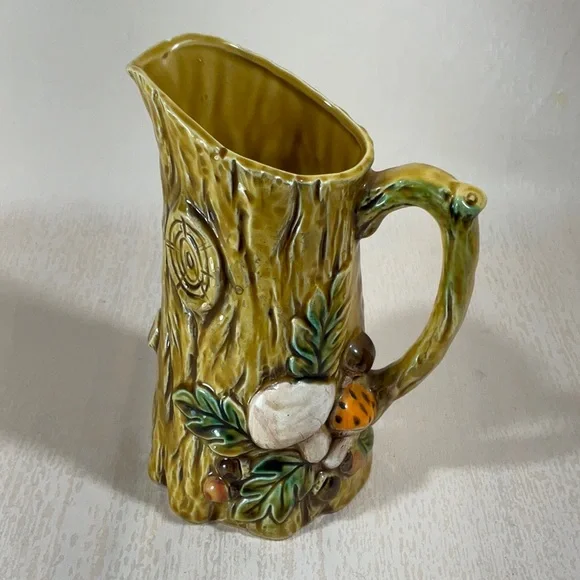 Rustic Yellow Tree Trunk Pitcher - Picture 15 of 15